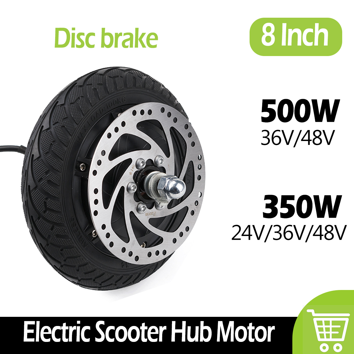 Electric Scooter 500W - 8인치 전동 스쿠터 모터 브러시리스 기어리스