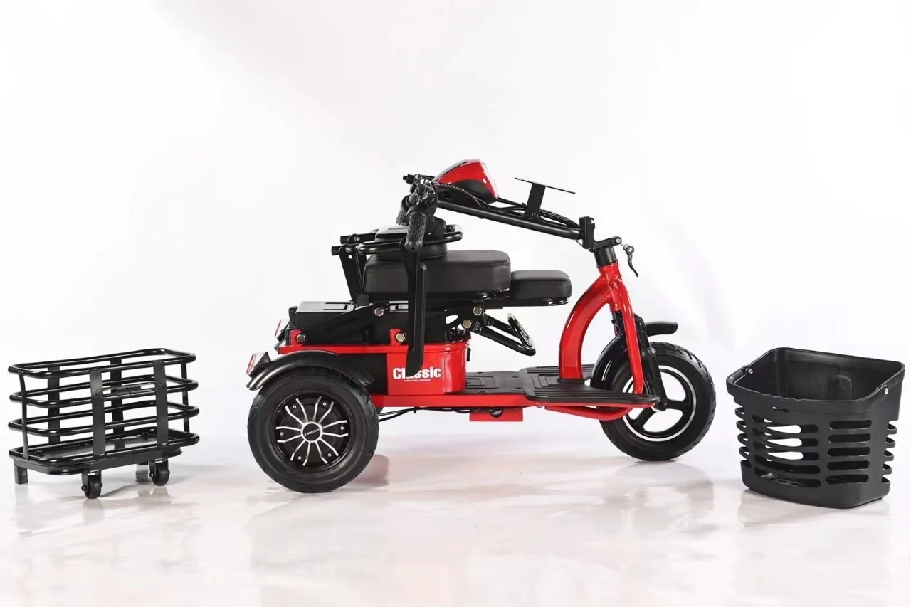Electric Scooter 500W - 유니섹스 접이식 전동 삼륜차 500W 이동