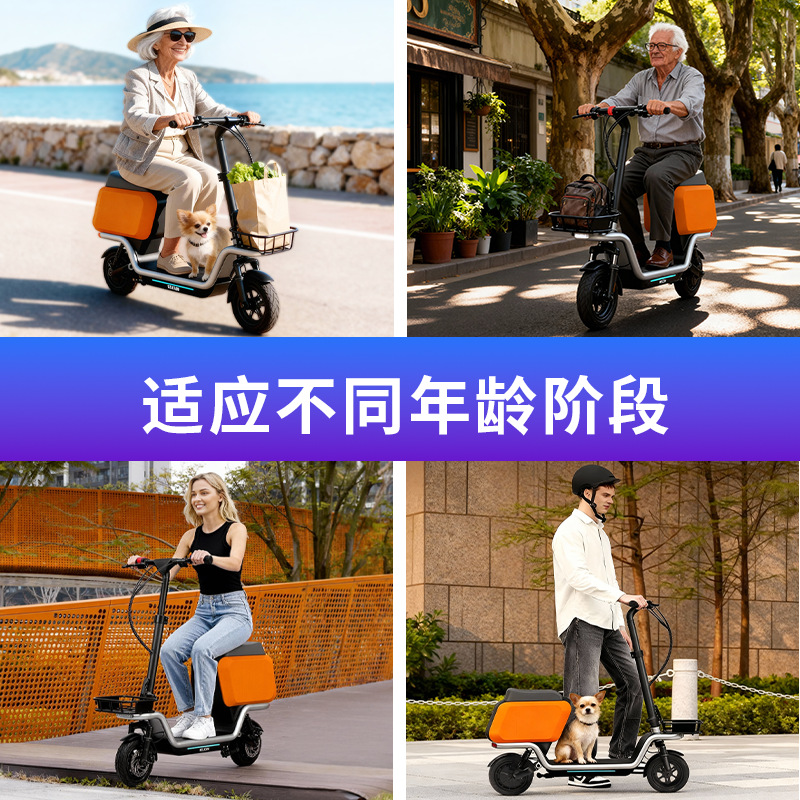성인용 전동 스쿠터, 수납함 포함, 접이식 스쿠터, 앞 - Scooter Electric 리뷰 및 가격