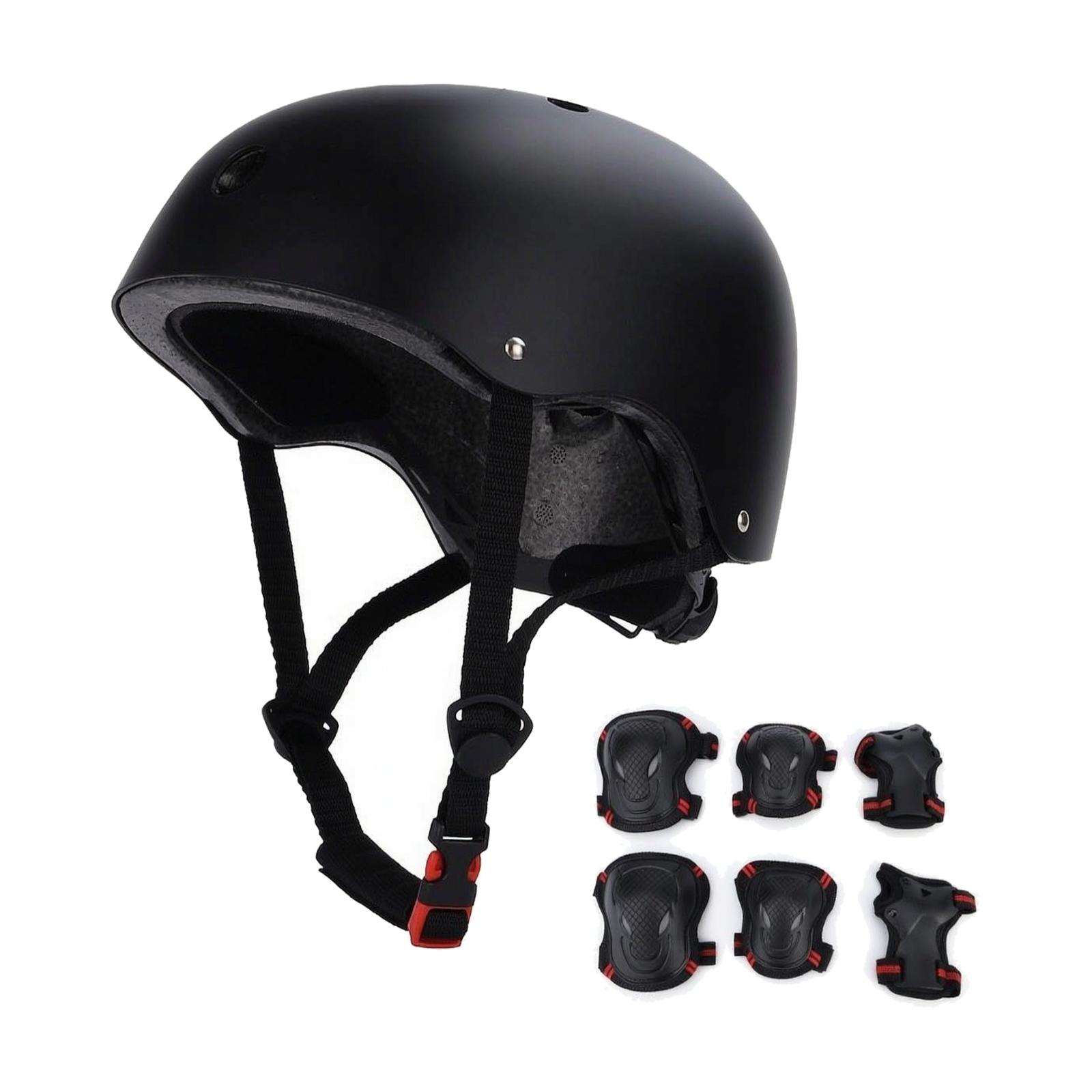 ABS 소재의 견고한 쉘 스케이트 헬멧, 무릎 보호대, - Scooter Helmet Set 리뷰 및 가격