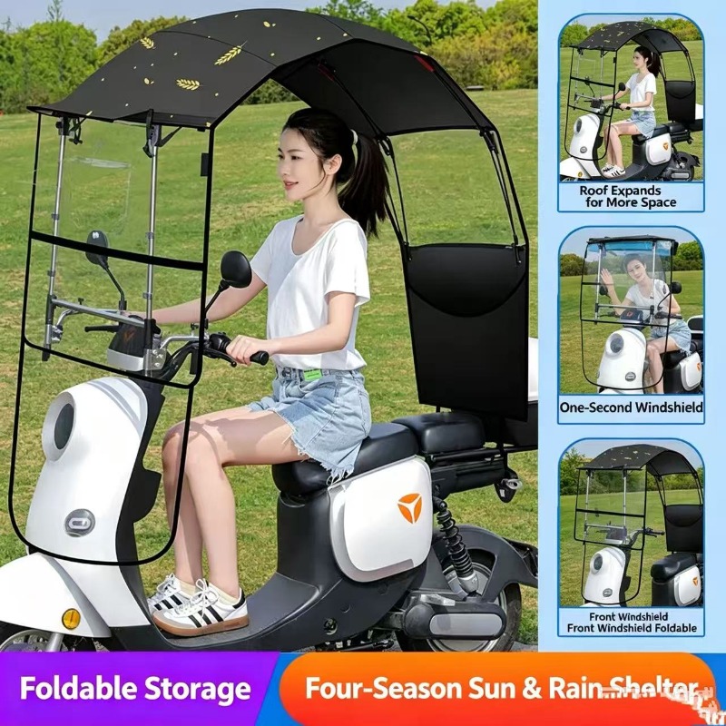 방풍 방수 기능이 있는 전기 자전거용 햇빛 가리개, 모 - Electric Scooter Rain Cover 리뷰 및 가격
