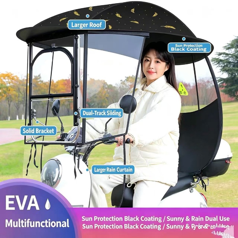 방풍 방수 기능이 있는 전기 자전거용 햇빛 가리개, 모 - Electric Scooter Rain Cover 리뷰 및 가격