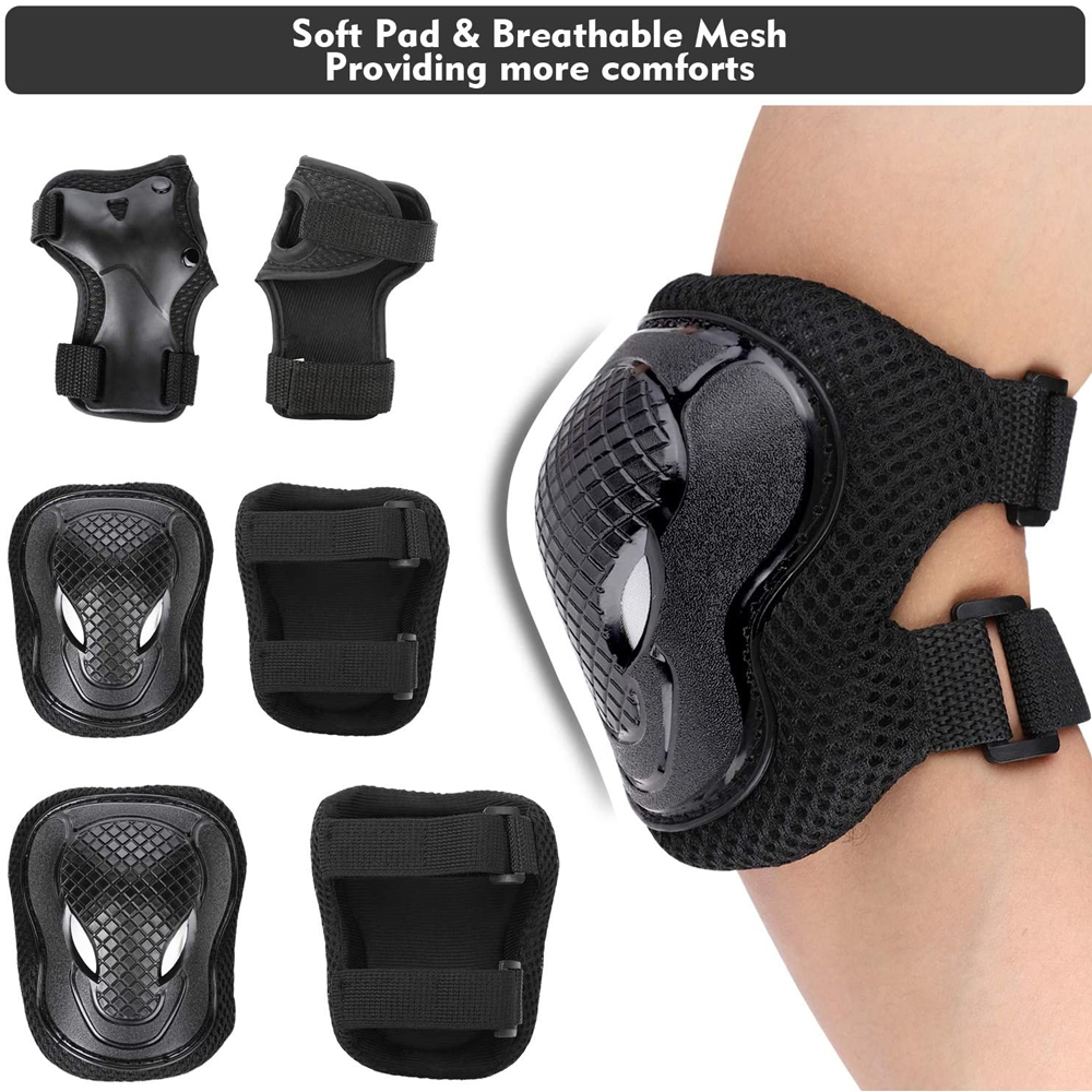 GOMOREON 6 개/대 어린이 안전 무릎 패드 팔꿈 - Scooter Helmet Set 리뷰 및 가격