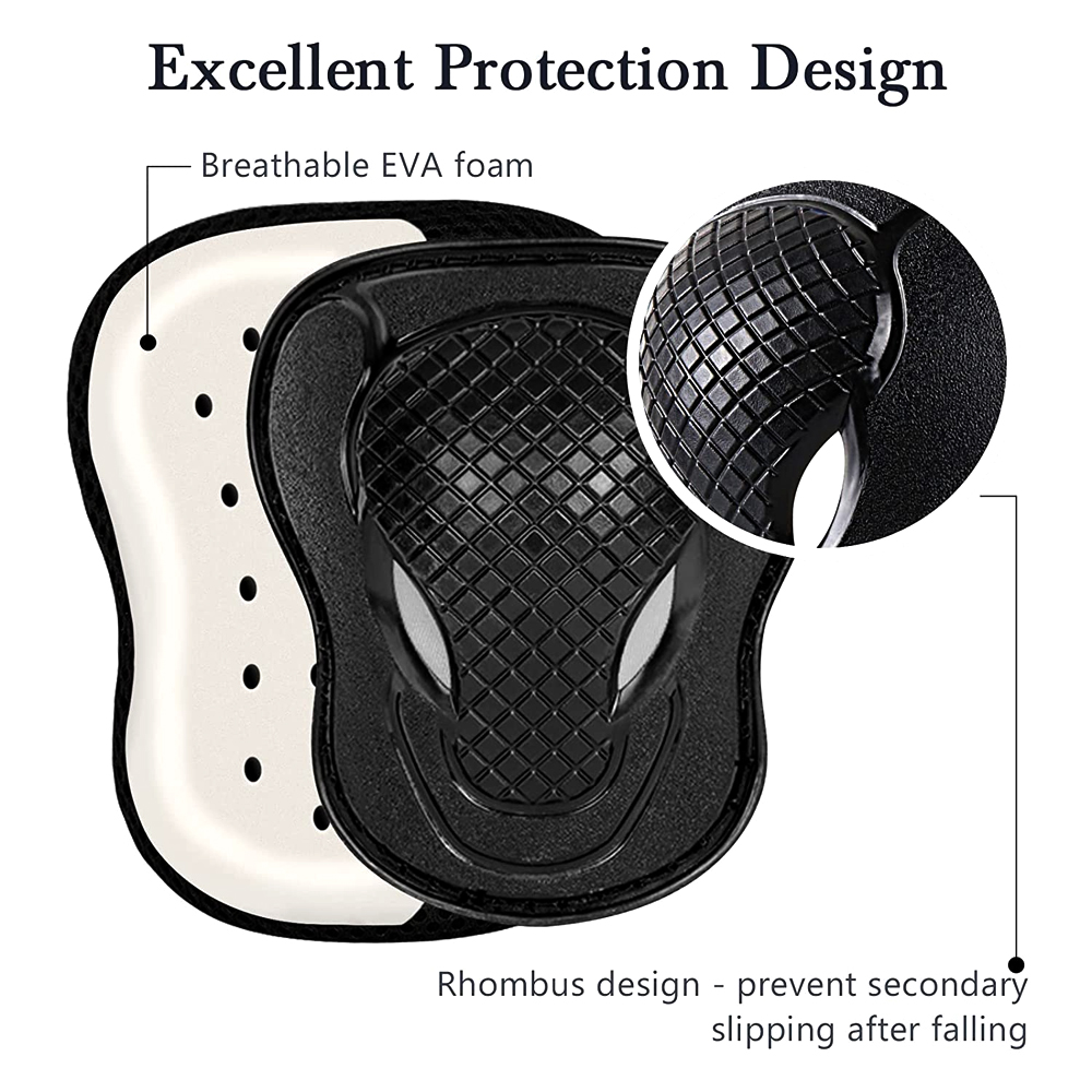 GOMOREON 6 개/대 어린이 안전 무릎 패드 팔꿈 - Scooter Helmet Set 리뷰 및 가격