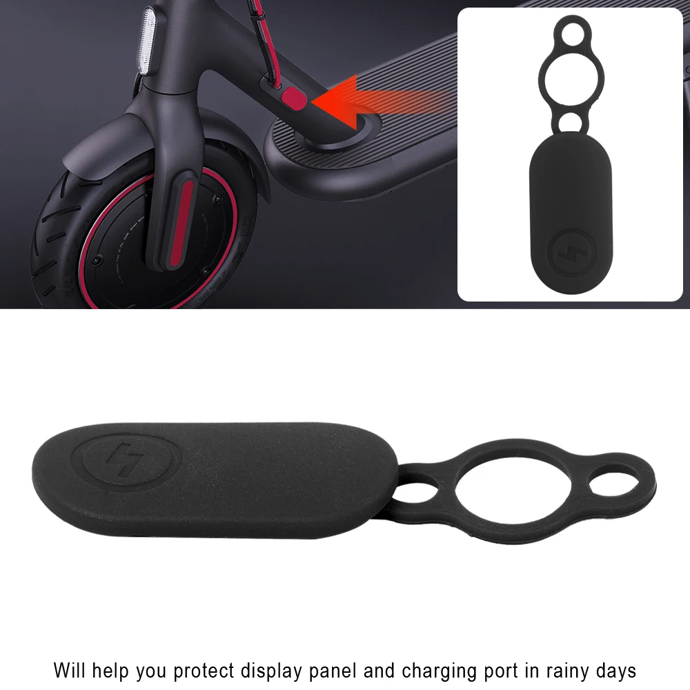 충전 포트 방수 커버 케이스 먼지 플러그, 샤오미 4  - Electric Scooter Rain Cover 리뷰 및 가격