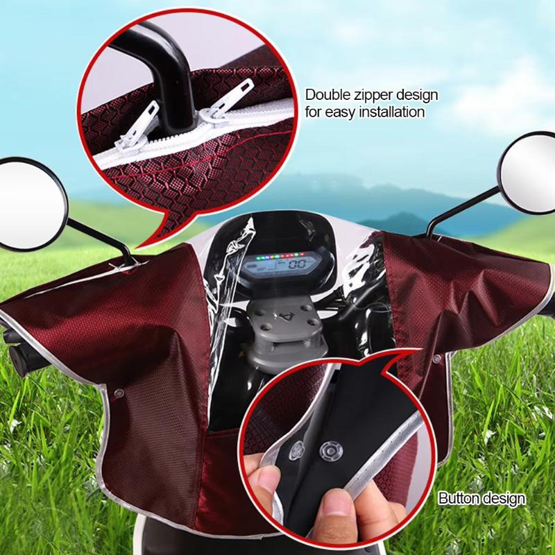 전기 스쿠터 대시보드 레인 커버 투명 창 지퍼 방수 방 - Electric Scooter Rain Cover 리뷰 및 가격