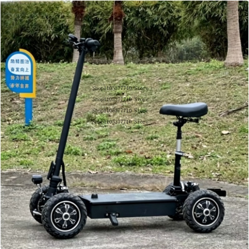 전기 4륜 스쿠터 골프 차량용 접이식 트램, 성인용 1 - Folding Electric Scooter 리뷰 및 가격