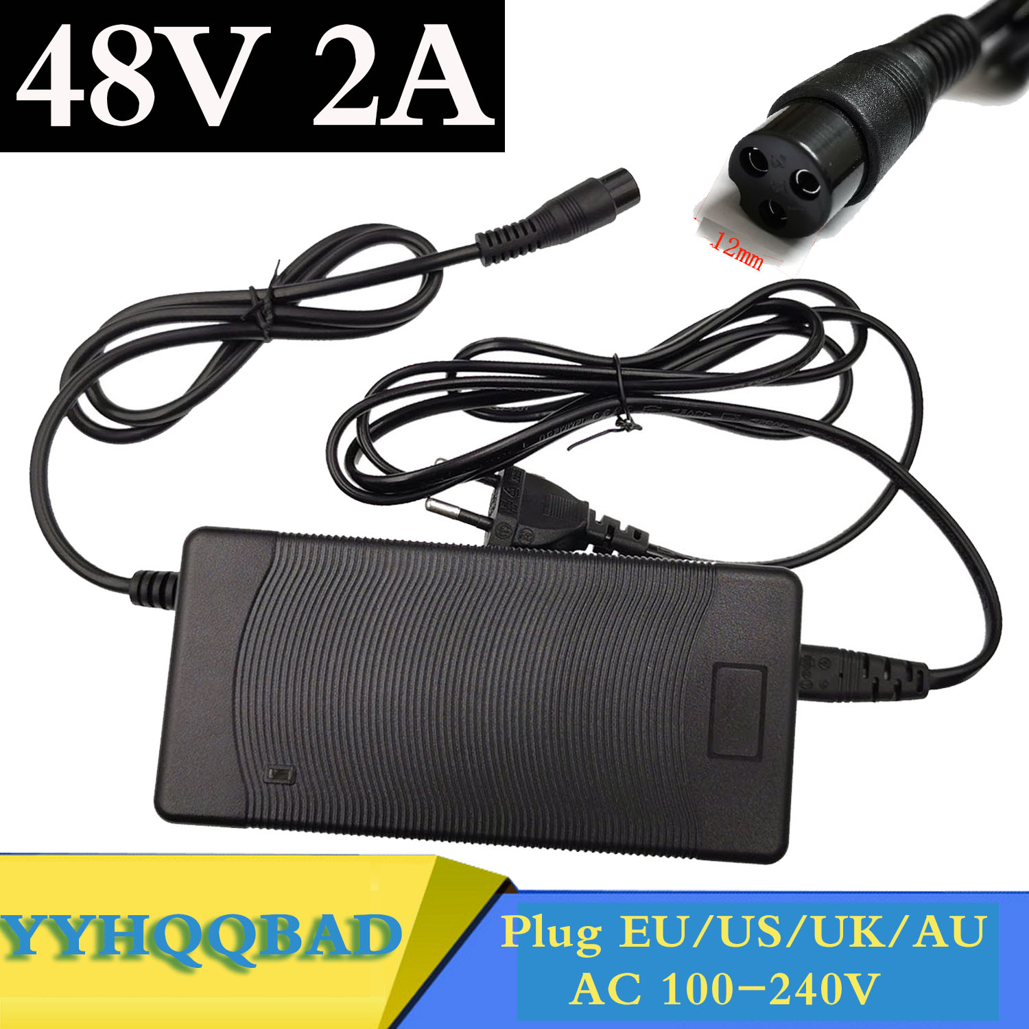 48V 2A 납산 배터리 충전기 55.2V 납산 배터리 - Electric Scooter Charger 리뷰 및 가격